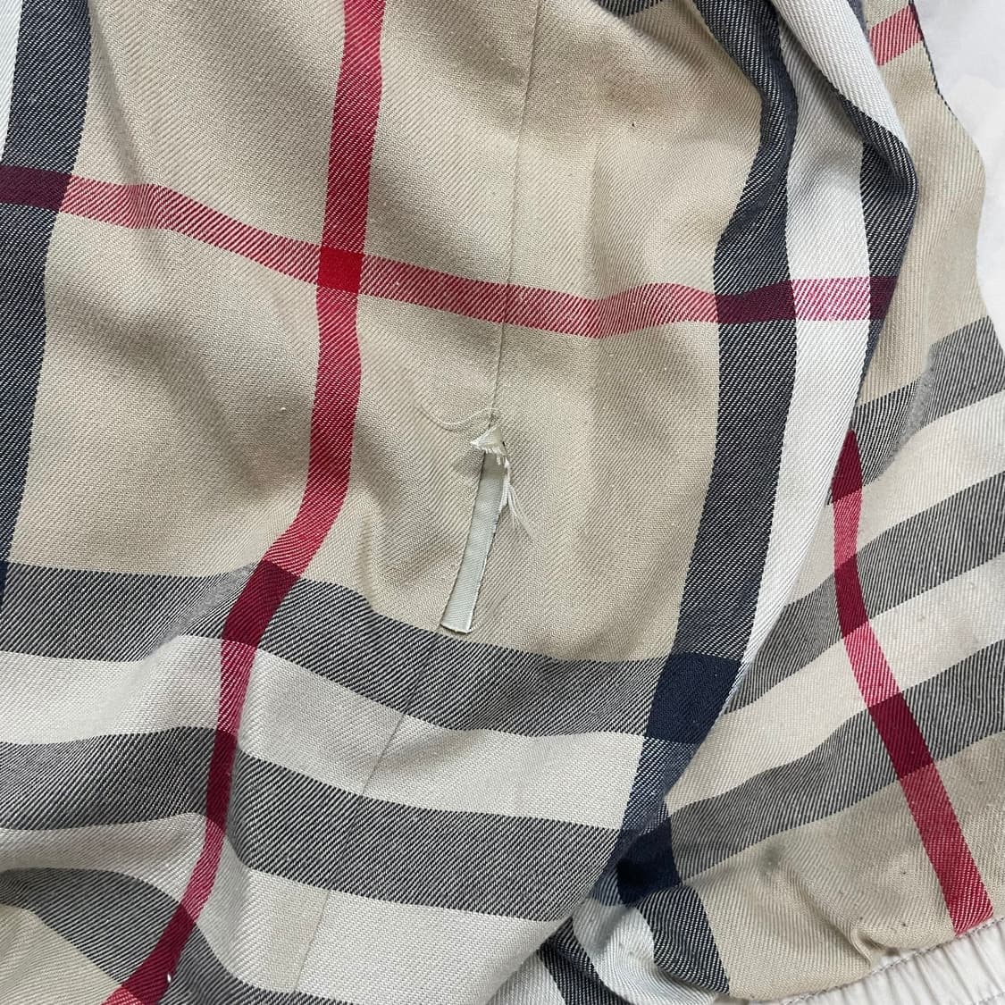 버버리 Burberry 기마 자수 로고 블루종 자켓 베이지 상품이미지8