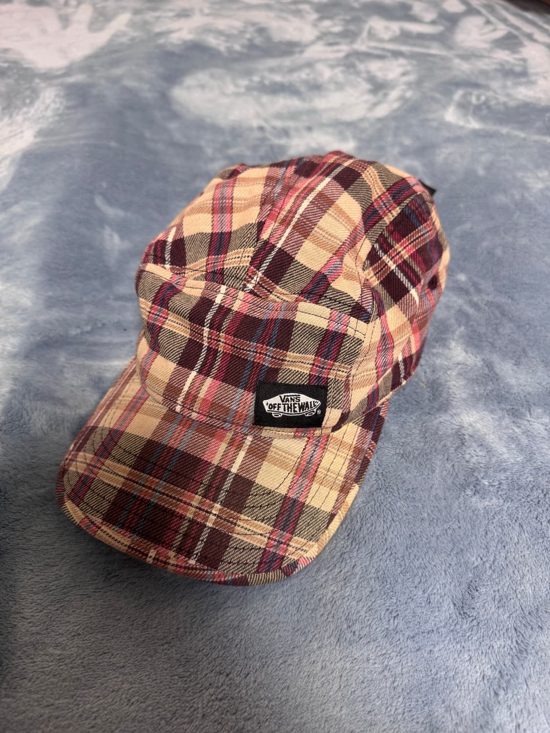 반스 빈티지 타탄체크 볼캡 상품이미지2