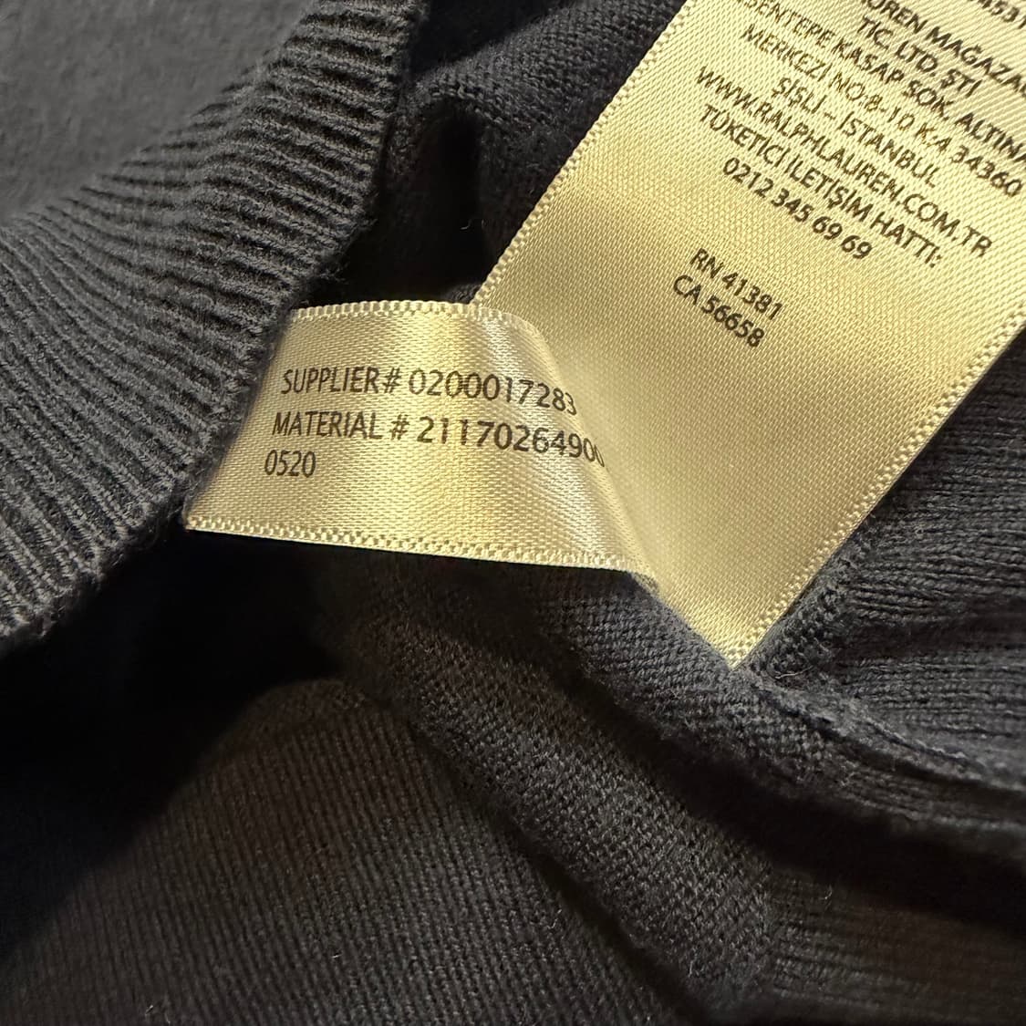 폴로 랄프로렌 피마 코튼 네이비 라운드 가디건 상품이미지5