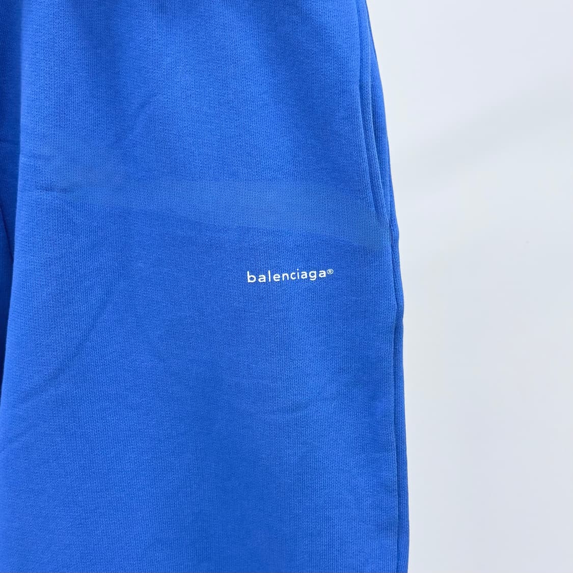 [S급/M] 발렌시아가 스몰 로고 트레이닝 조거팬츠 블루 상품이미지2