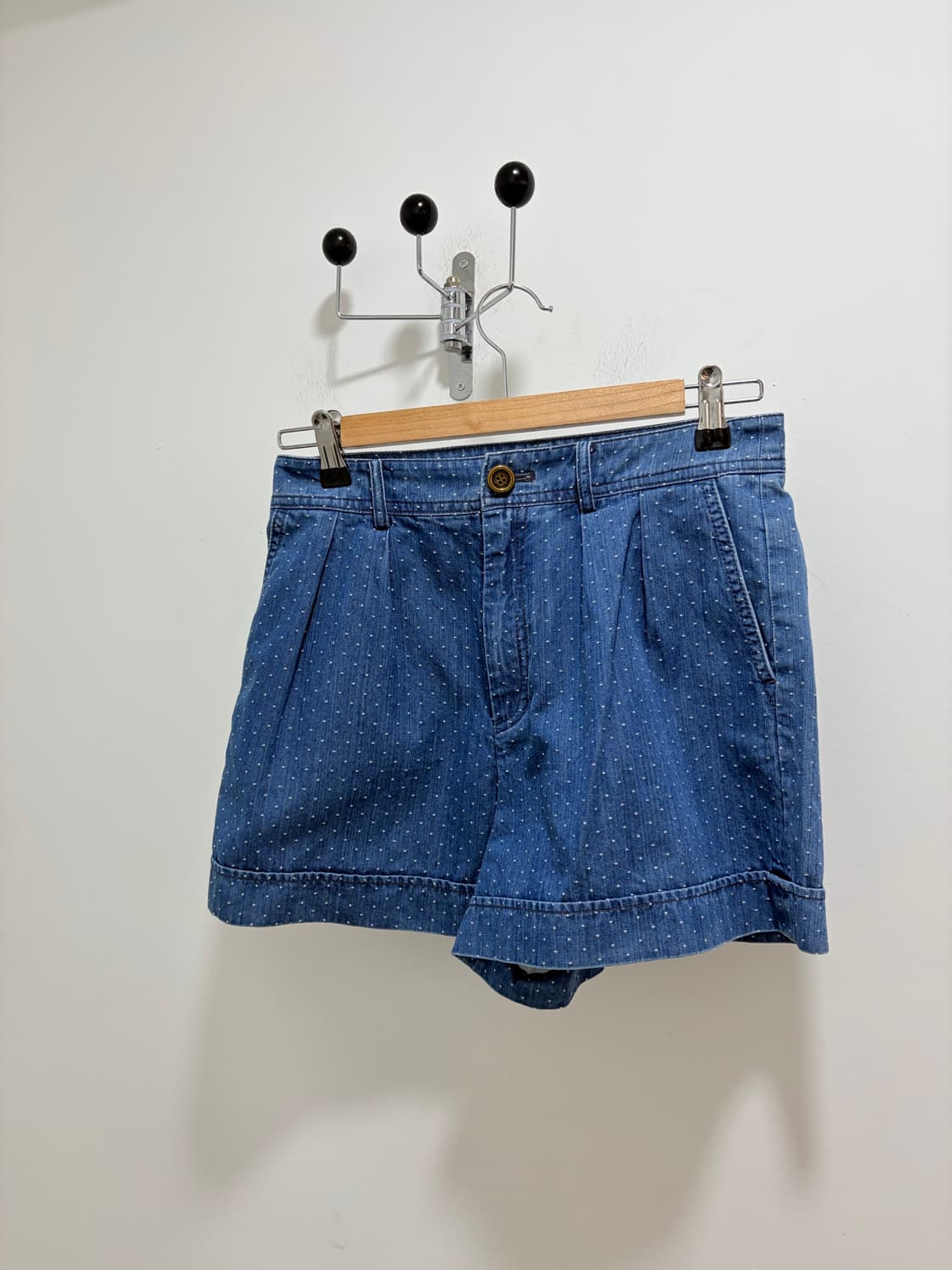 버버리 벌룬핏 땡땡이 도트 반바지 숏팬츠  상품이미지5