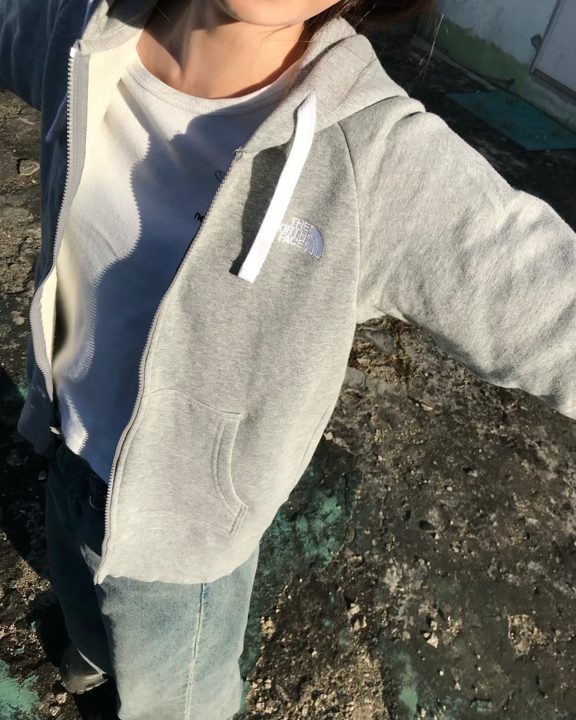 노스페이스 그레이 후드집업  상품이미지6