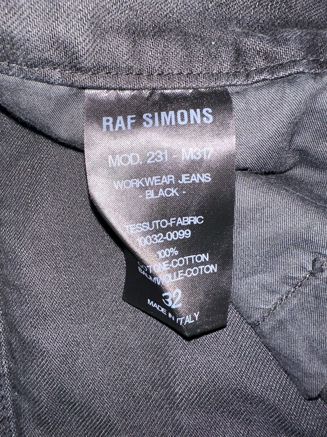 Raf Simons SS23 WORKWEAR JEANS 32사이즈 상품이미지4