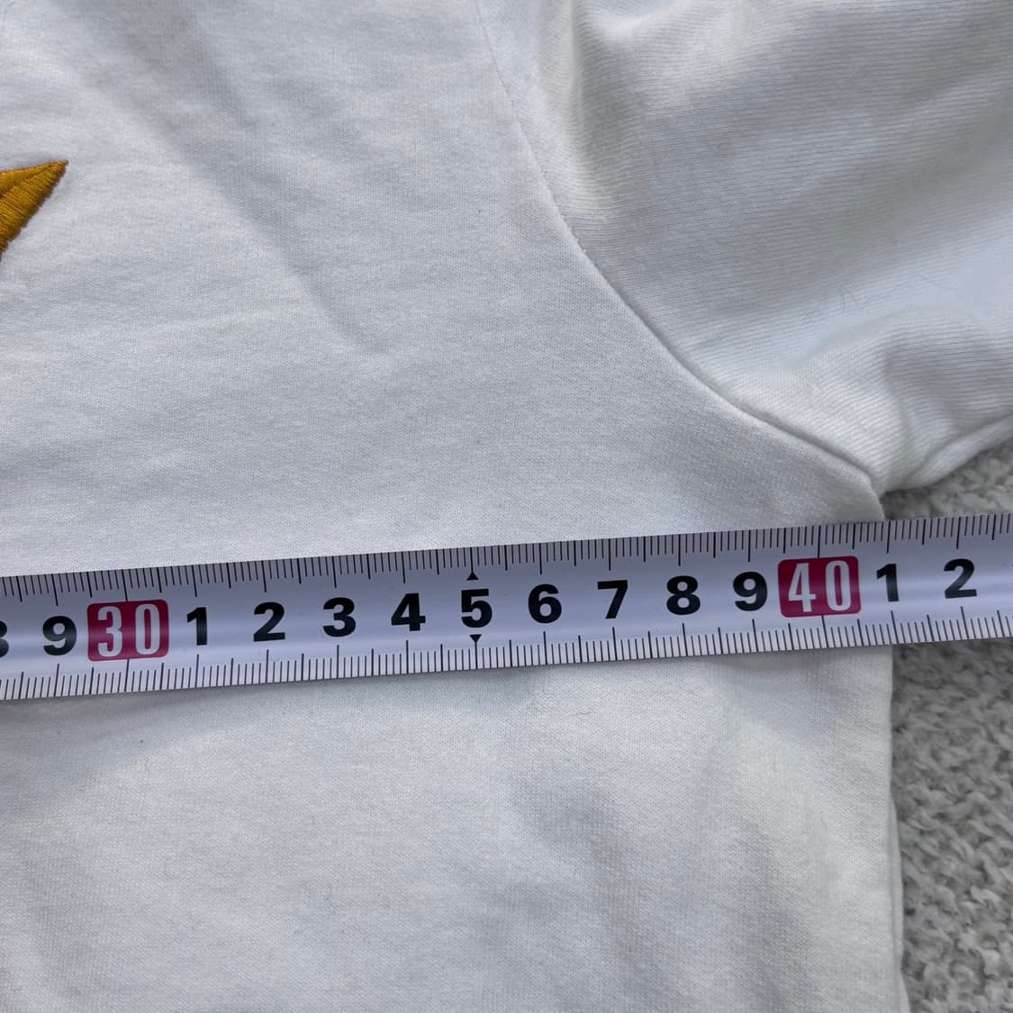 70-145 게스 화이트 맨투맨 티셔츠 0402E 상품이미지6