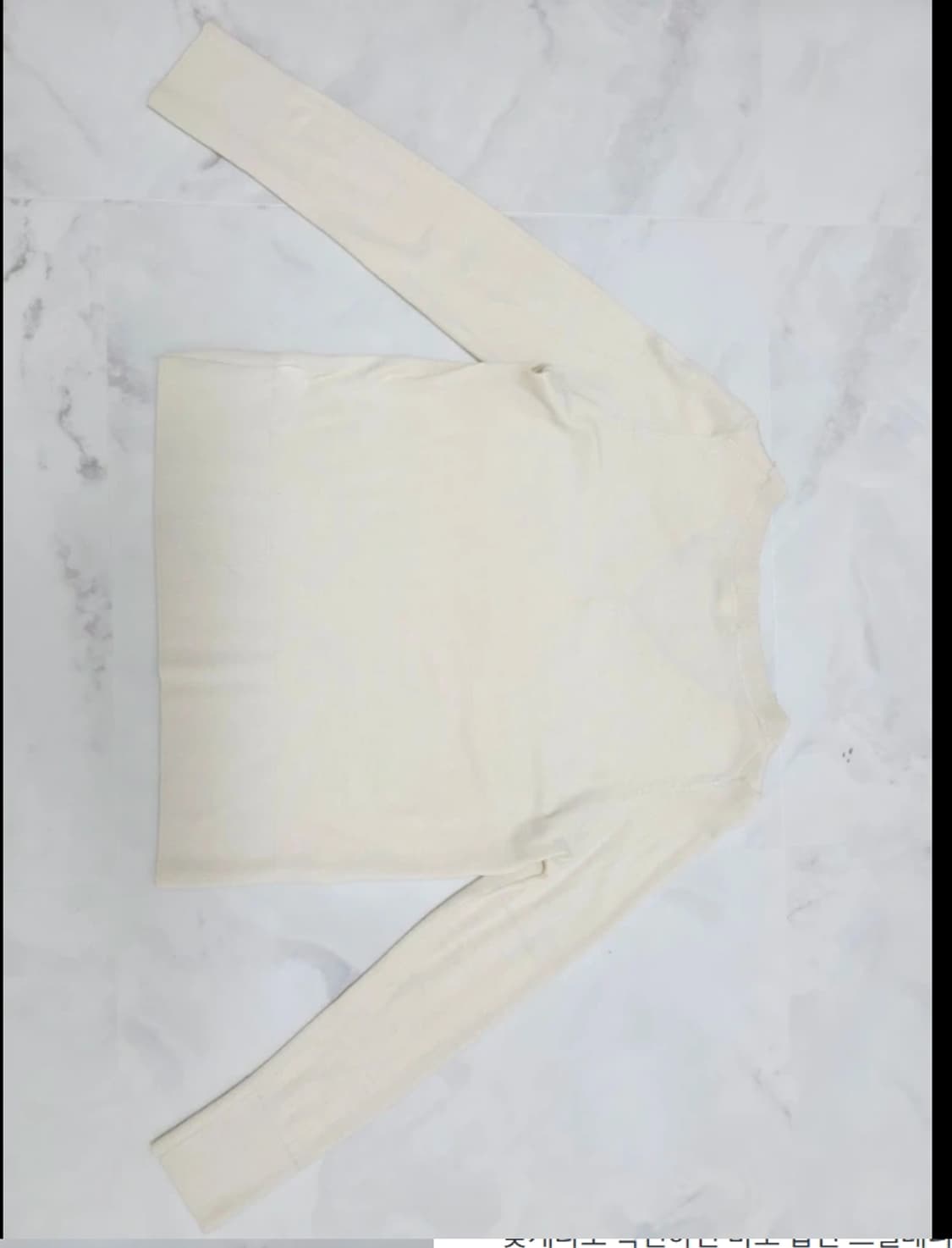 COS 크림색 티셔츠 블라우스 ~55반 상품이미지4