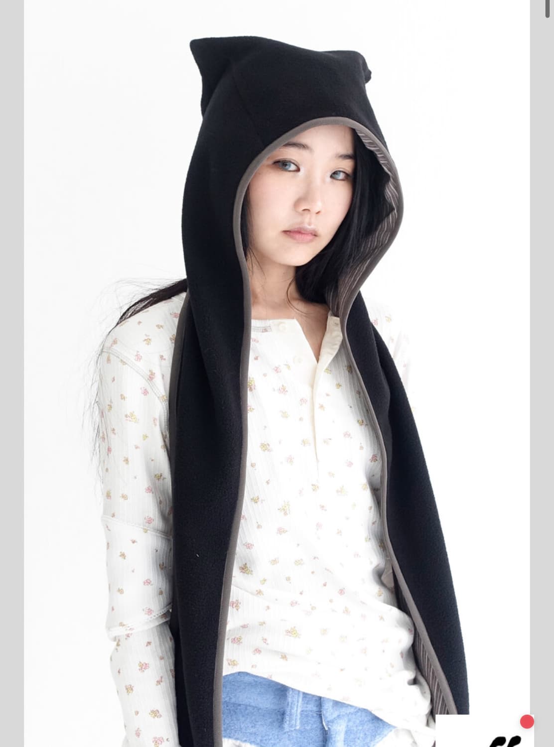 샵페어리 플리스 후드 머플러  상품이미지1