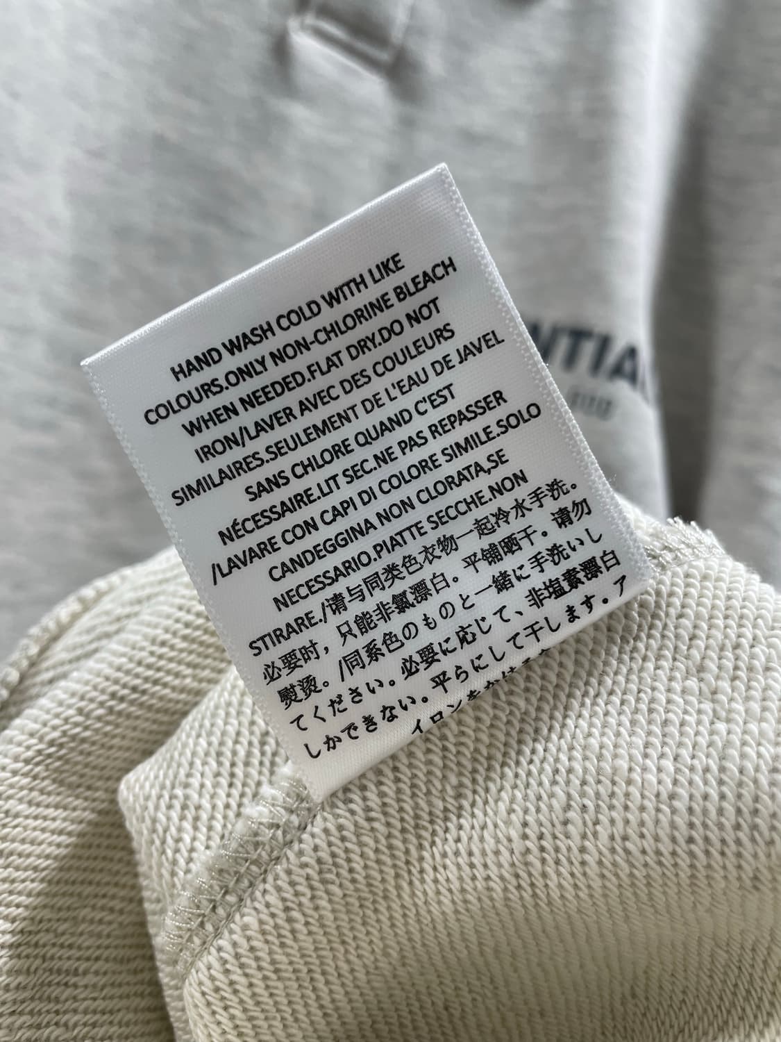 피어오브갓 에센셜/ 체스트 로고 폴로 티셔츠 오트밀/ XL 상품이미지8