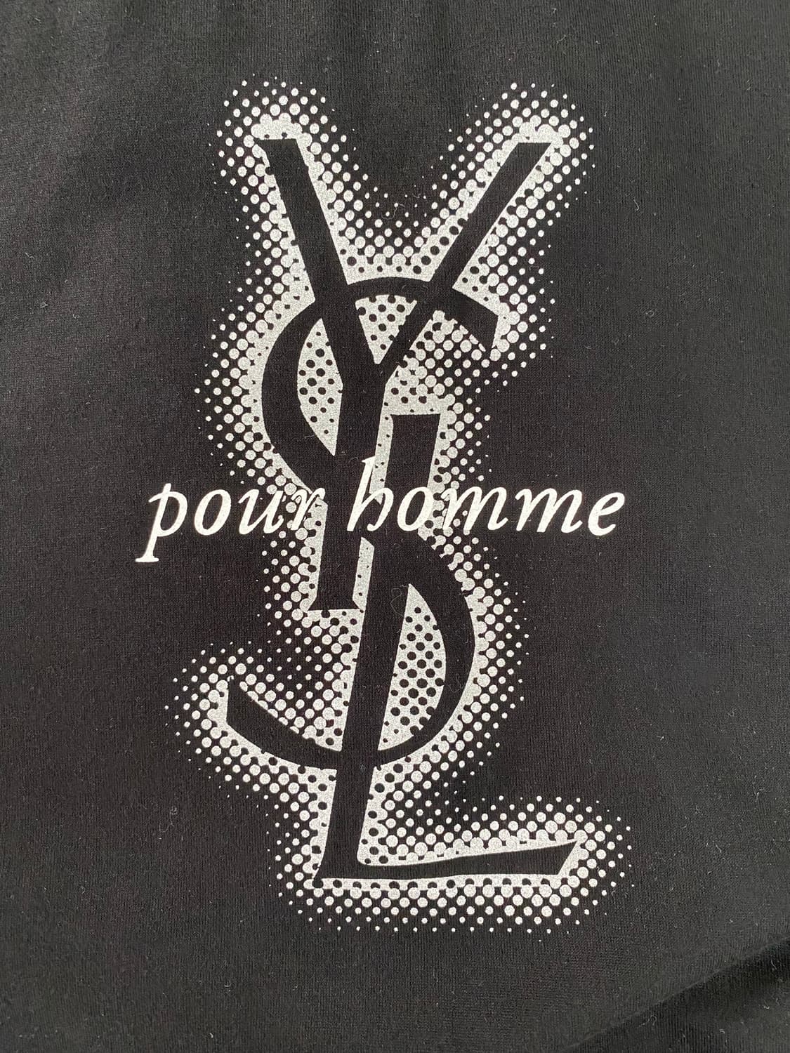 입생로랑 YSL 뿌르 옴므 빅로고 반팔티 M <349> 상품이미지3