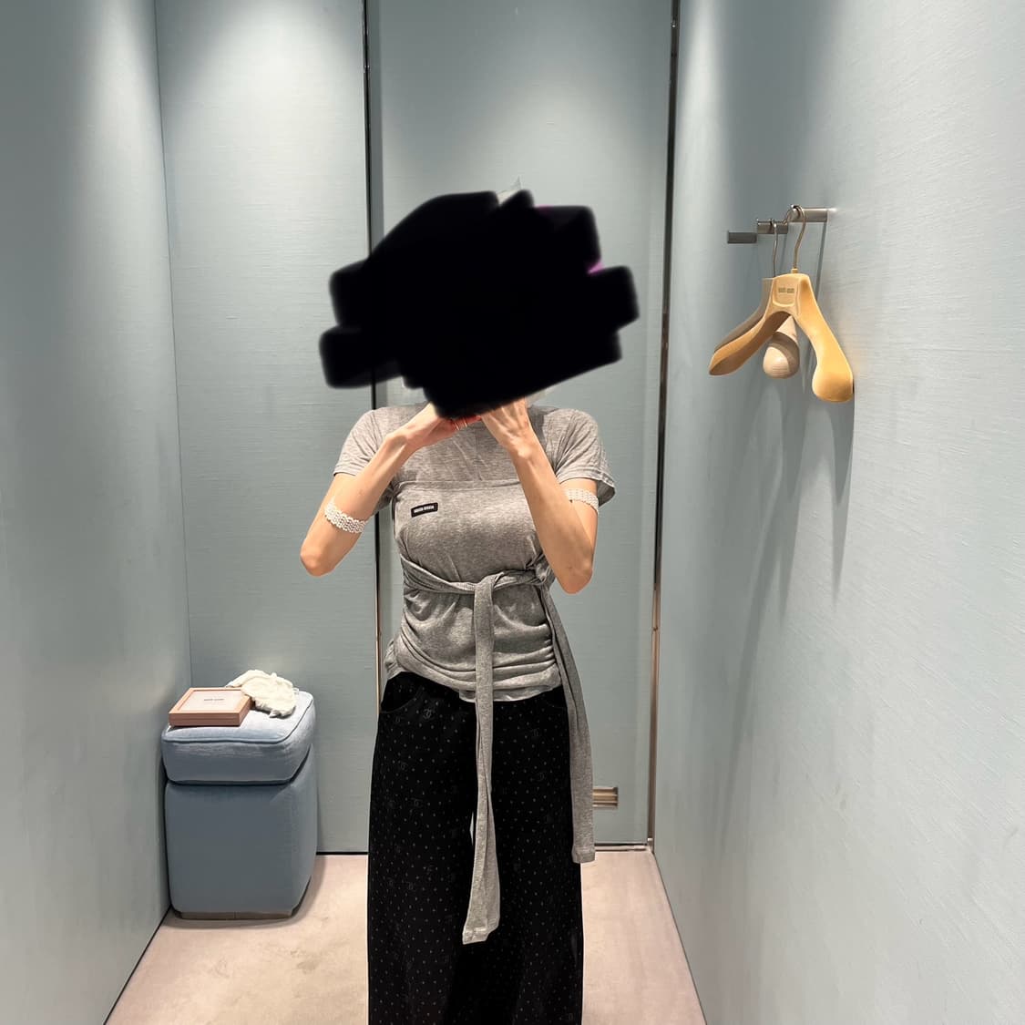 미우미우 miumiu 립 저지탑 그레이 38 상품이미지7
