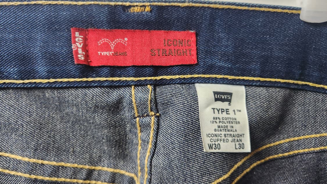 리바이스 아이코닉 type1 W30 L30 상품이미지3