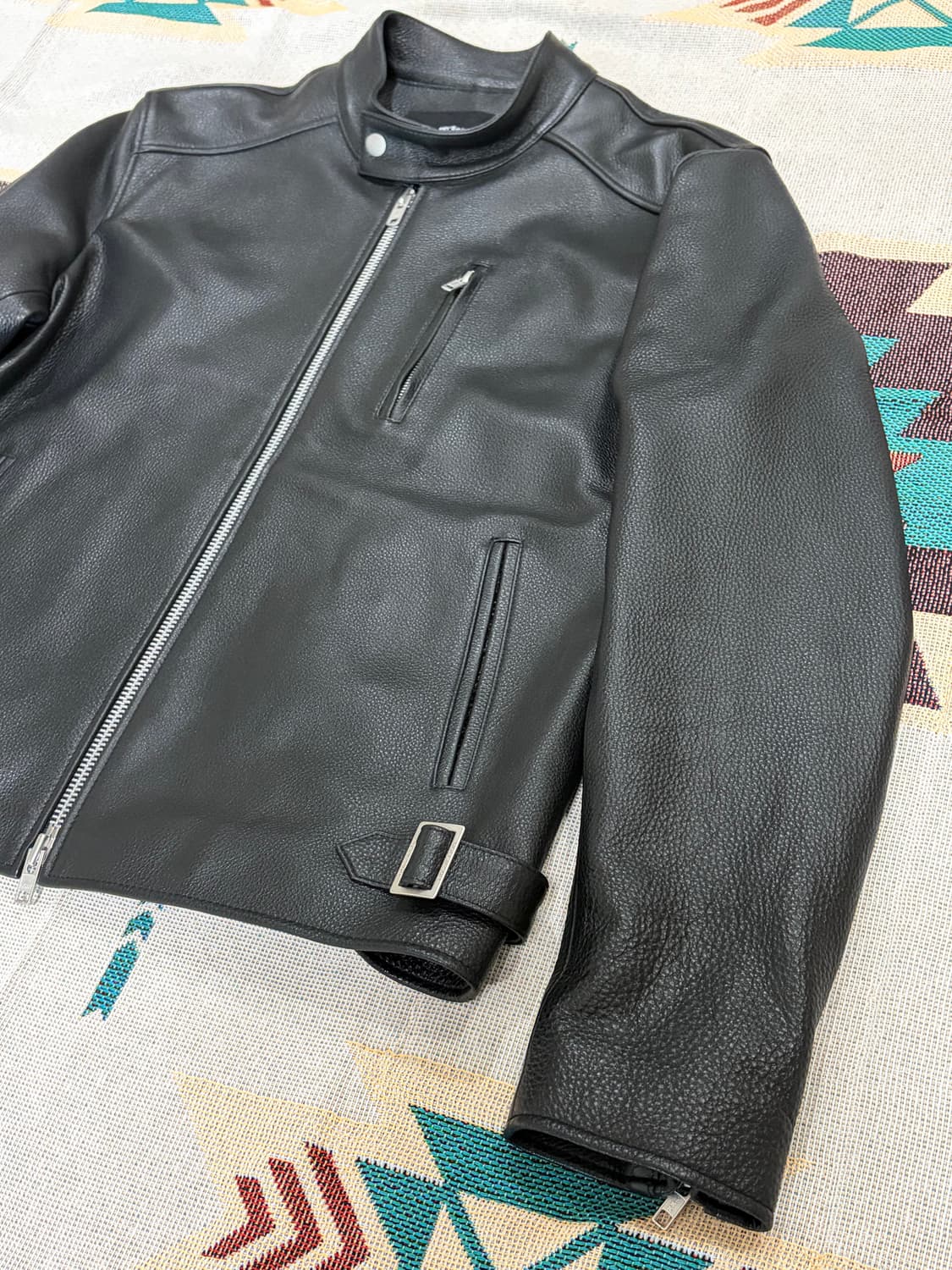 Doffjason cow leather rider jacket 상품이미지2