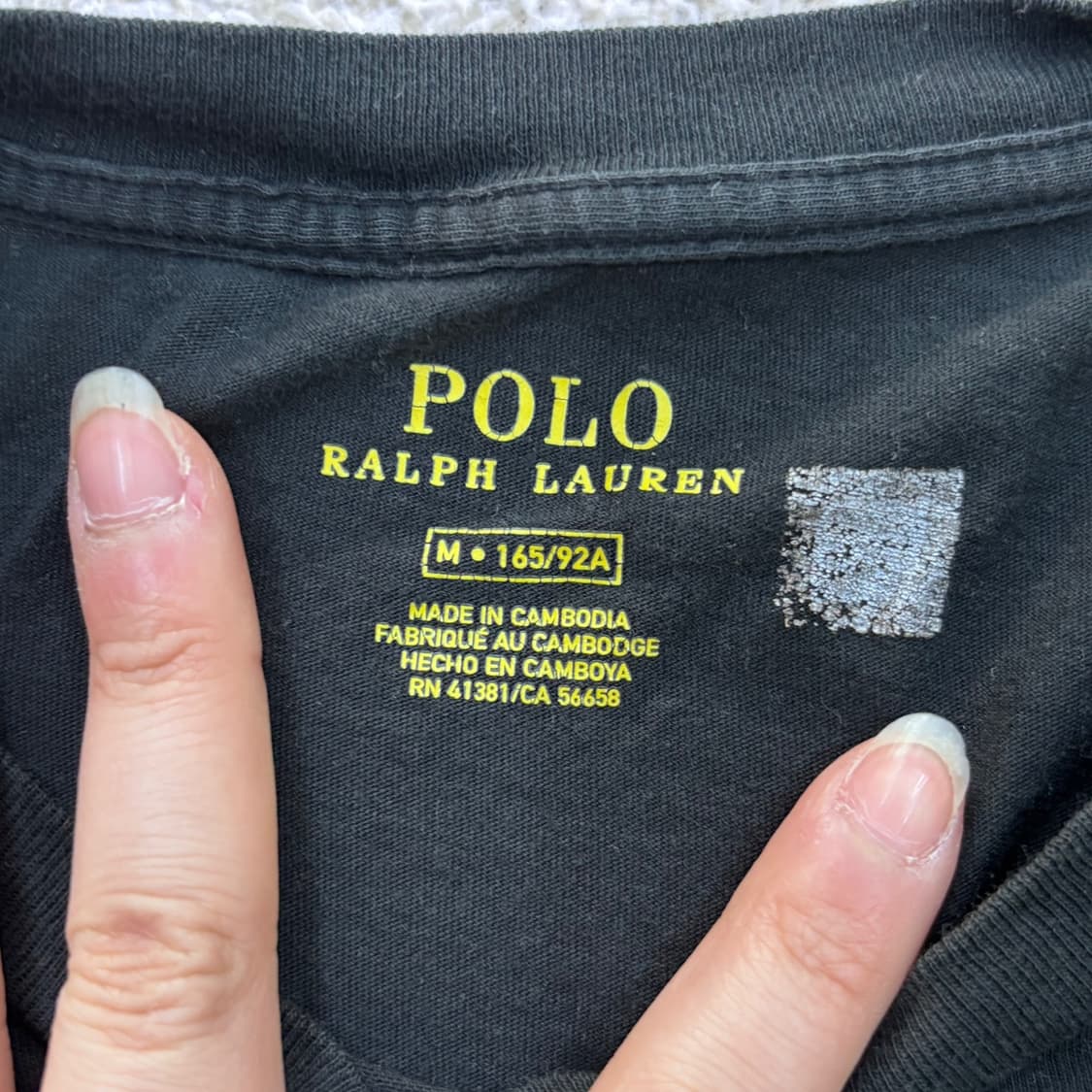 M 폴로랄프로렌 포니 로고 코튼 반팔 0402E 상품이미지3