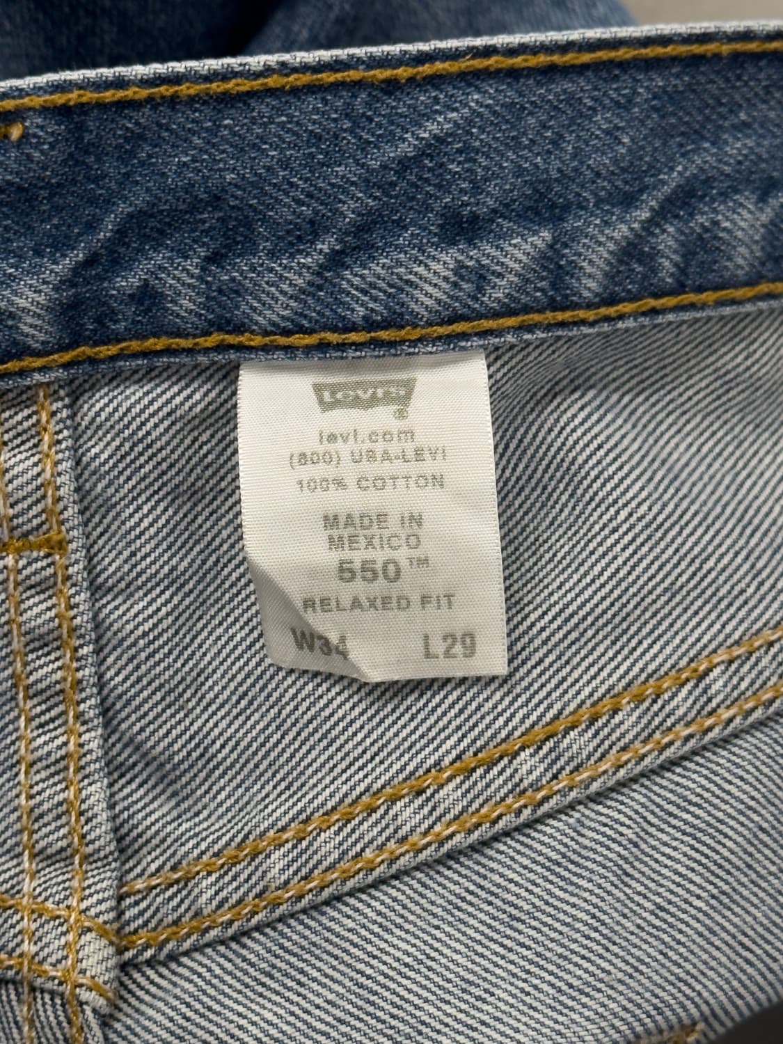 리바이스 550 릴렉스핏 데님 팬츠 상품이미지6