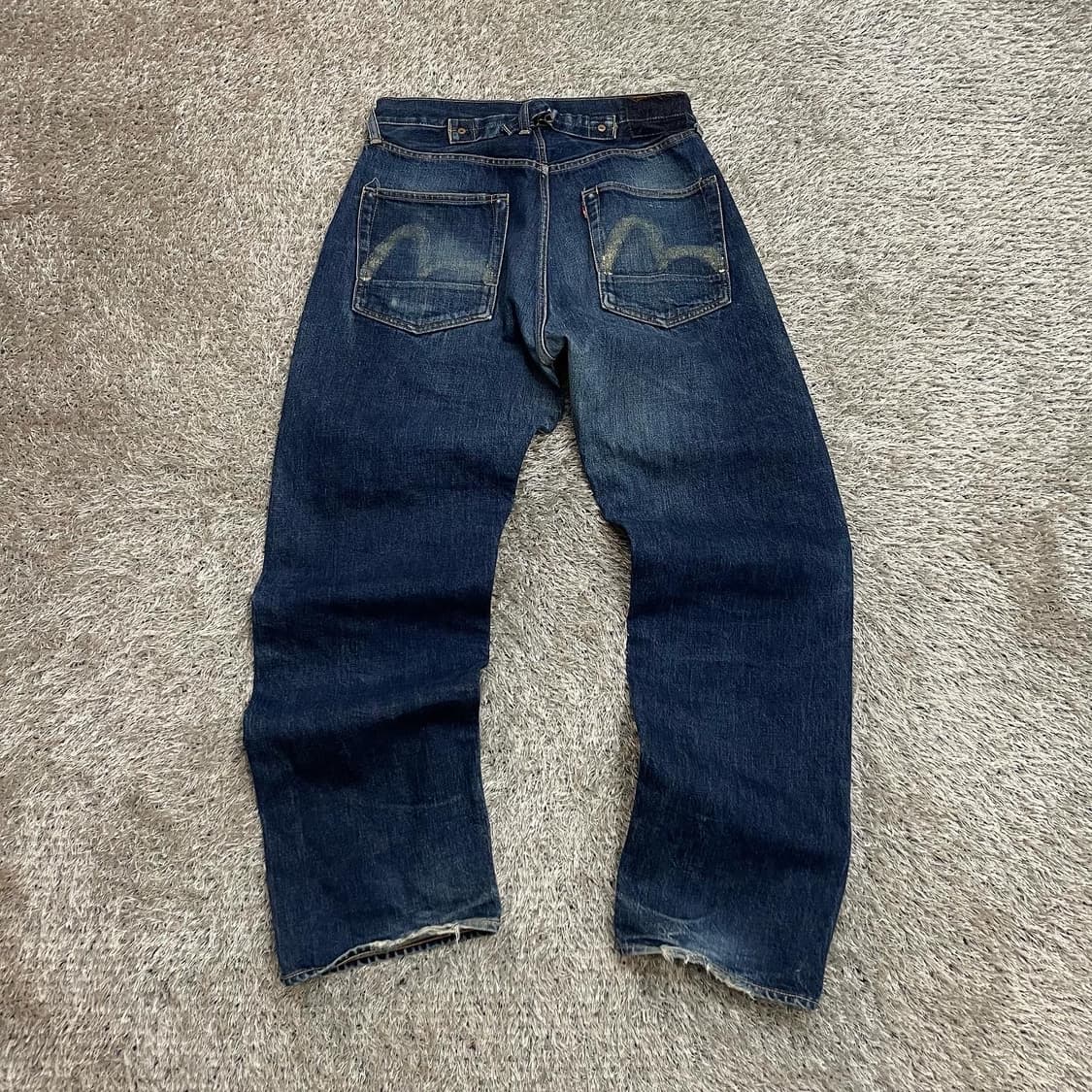 에비수(EVISU) 신치백 셀비지 데님팬츠 상품이미지1