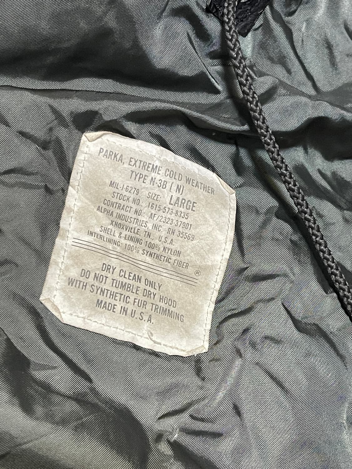 90s 알파인더스트리 N3-B 상품이미지3