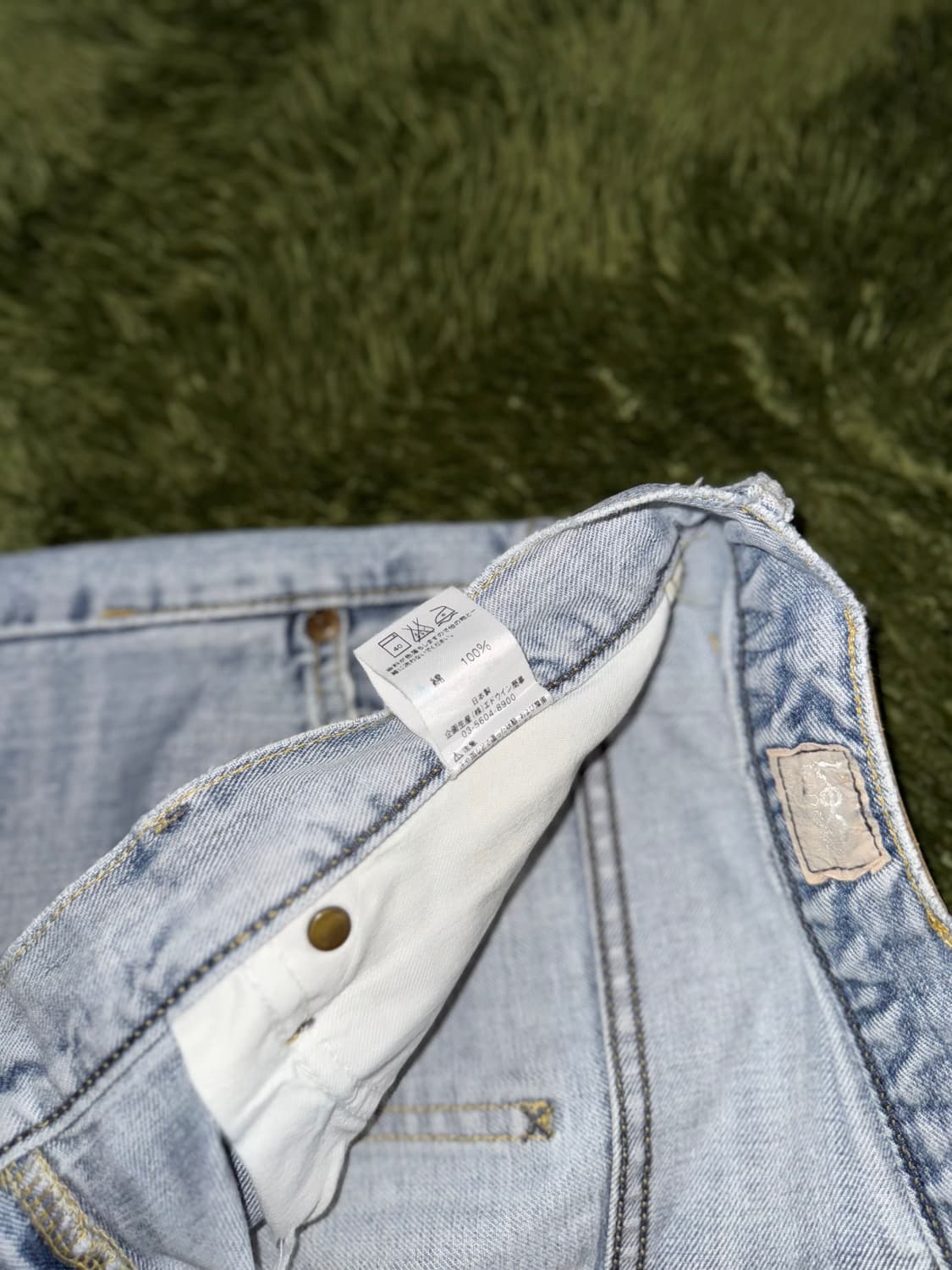 [33] 00s LEE 리 Made in JAPAN 빈티지 워싱 데님 상품이미지5