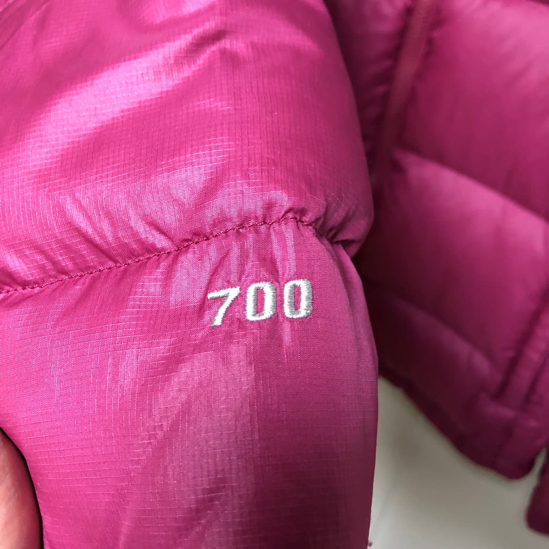 노스페이스 눕시 핫핑크 상태굿 여성용 패딩 자켓 700 상품이미지4