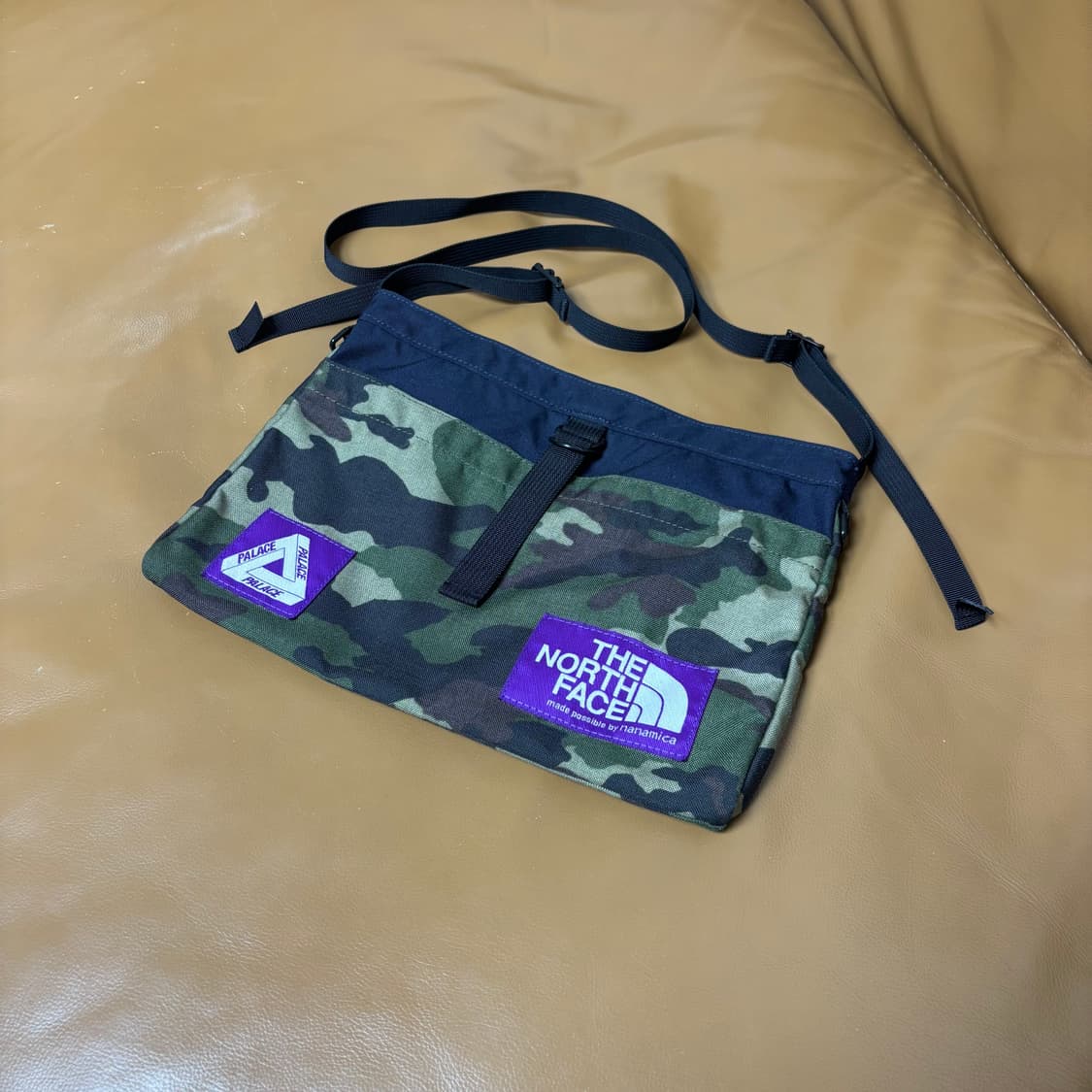 Palace 팔라스 x 노스페이스 퍼플라벨 카모 샤코슈 백 가방 상품이미지1
