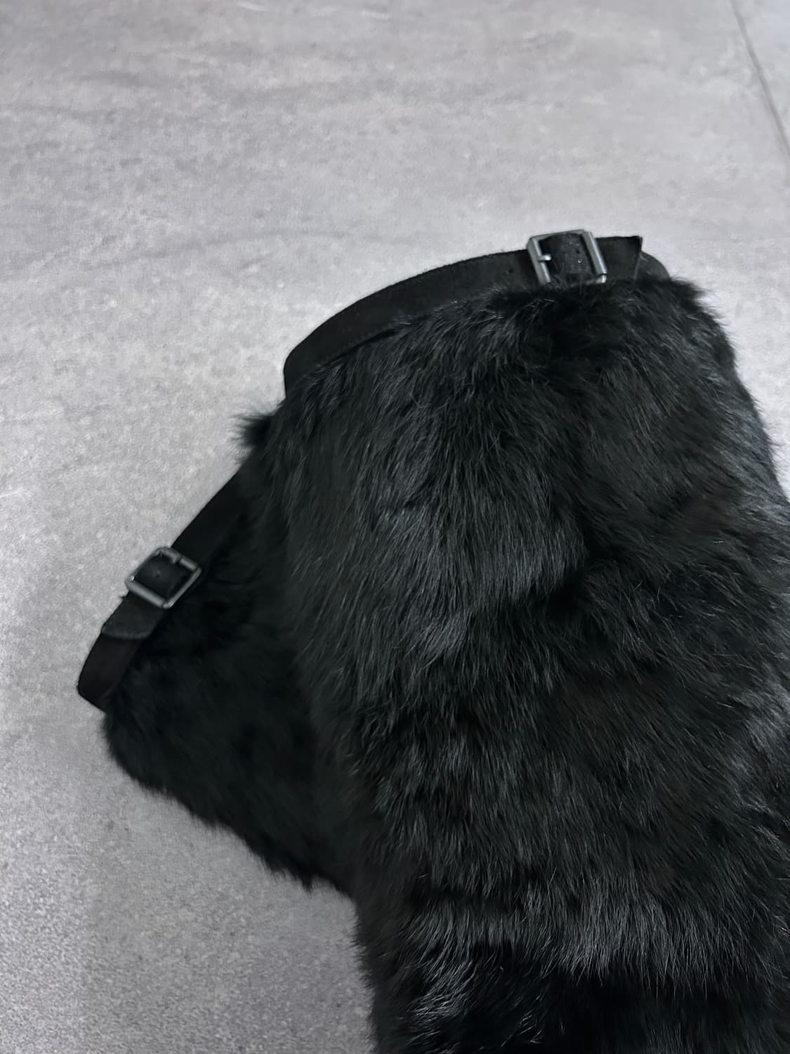 Ash 아쉬 풀 오버 래빗 퍼 웨지 롱 부츠 상품이미지5