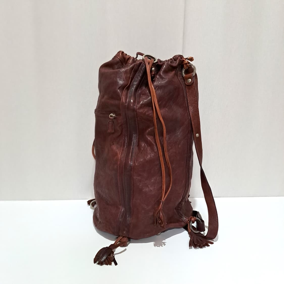 (택포) 이태리 피렌체 복조리 가죽 백팩 B554 상품이미지4