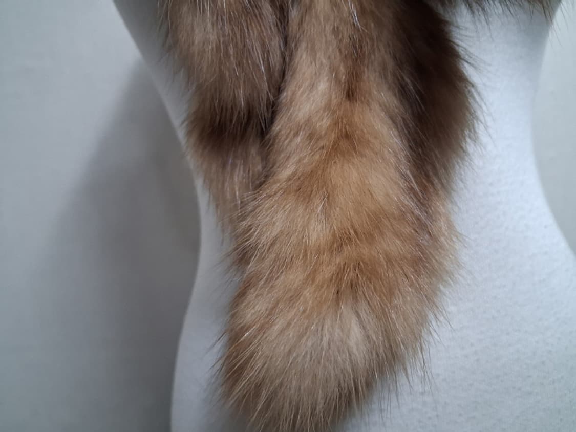 일본빈티지 수입 세이블 모피 머플러 니팅 세이블 

 상품이미지7