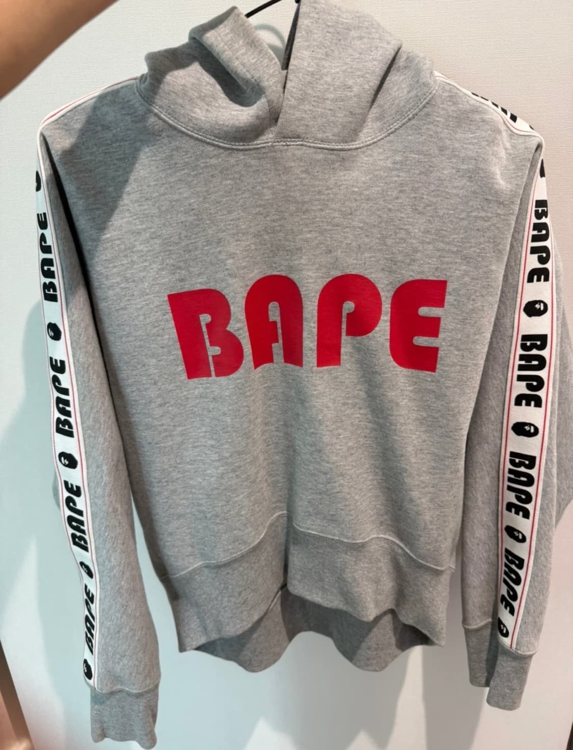 Bape 테이핑 그레이 후디 상품이미지2