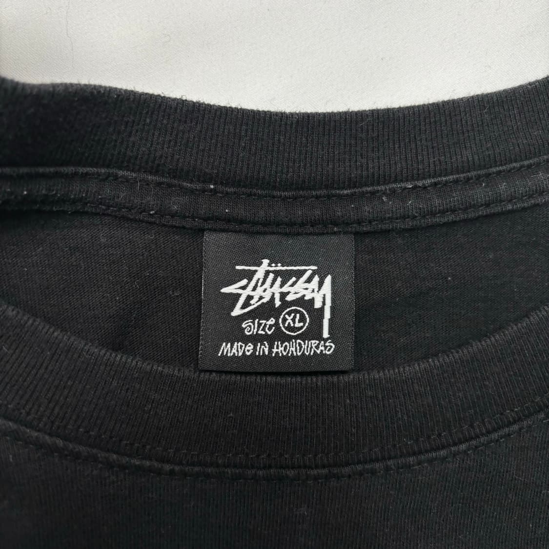 스투시 베이직 빅 로고 블랙 롱슬리브 XL 상품이미지7