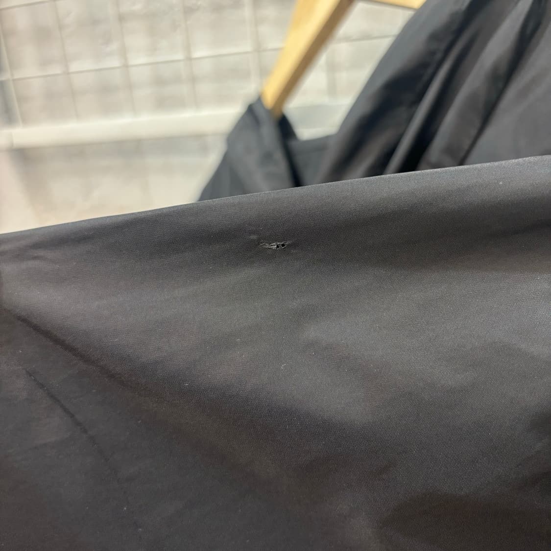 00s 나이키 올드스쿨 블랙 나일론 후드 웜업 XL 상품이미지9