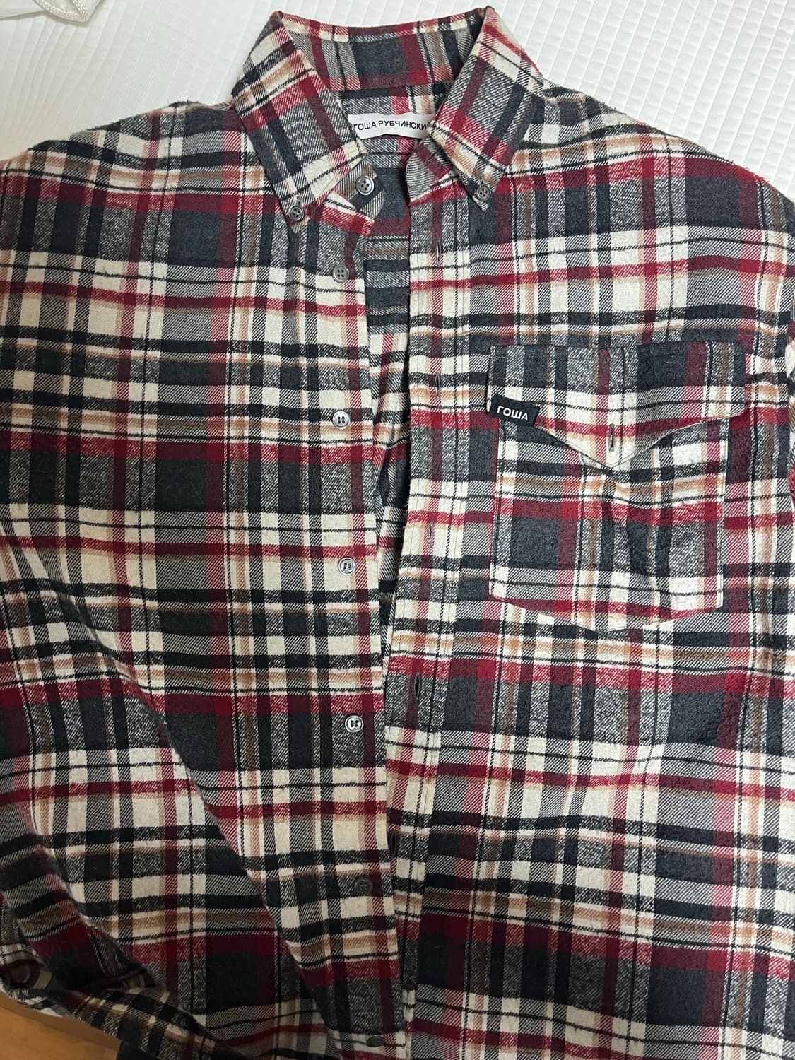 [S] 고샤 루브친스키 17FW 플란넬 체크 셔츠 상품이미지7