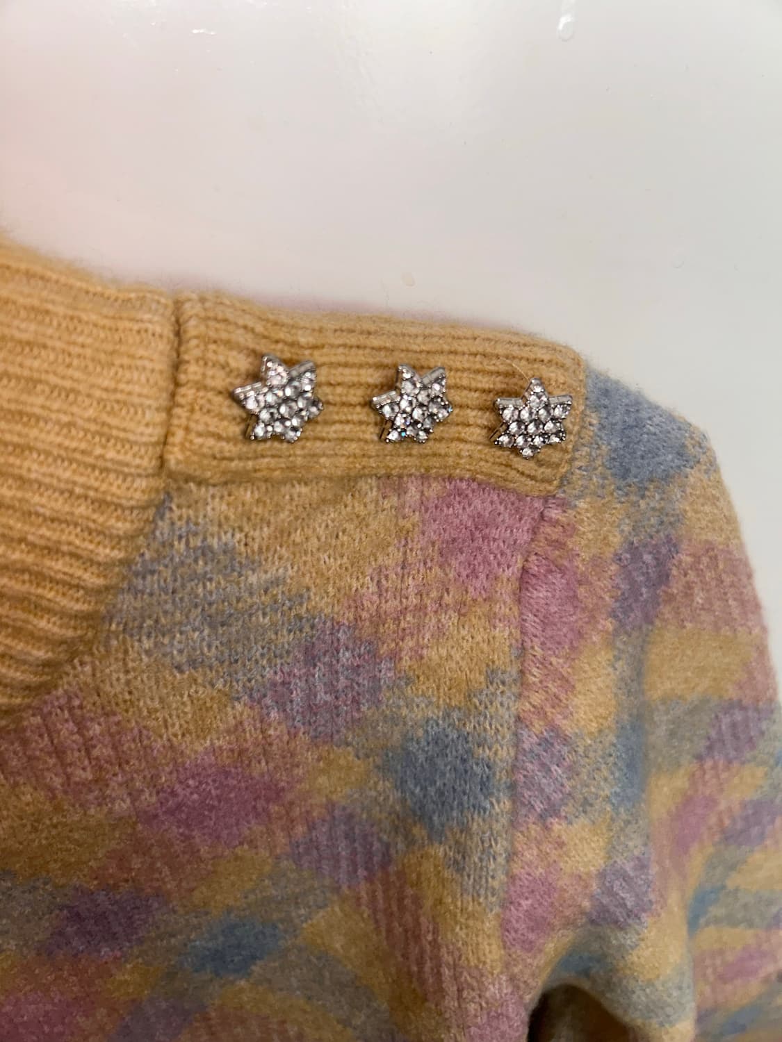 Zara 자라 다이아몬드 니트 스웨터 상품이미지4