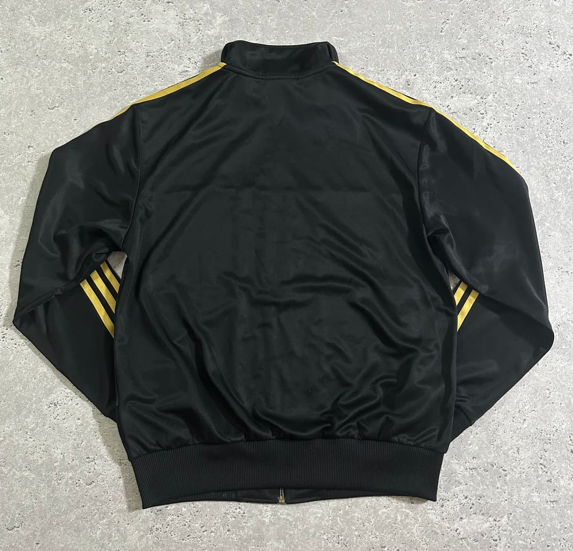 00s adidas 올드스쿨 블랙 골드 핀스트라이프 트랙탑 상품이미지3