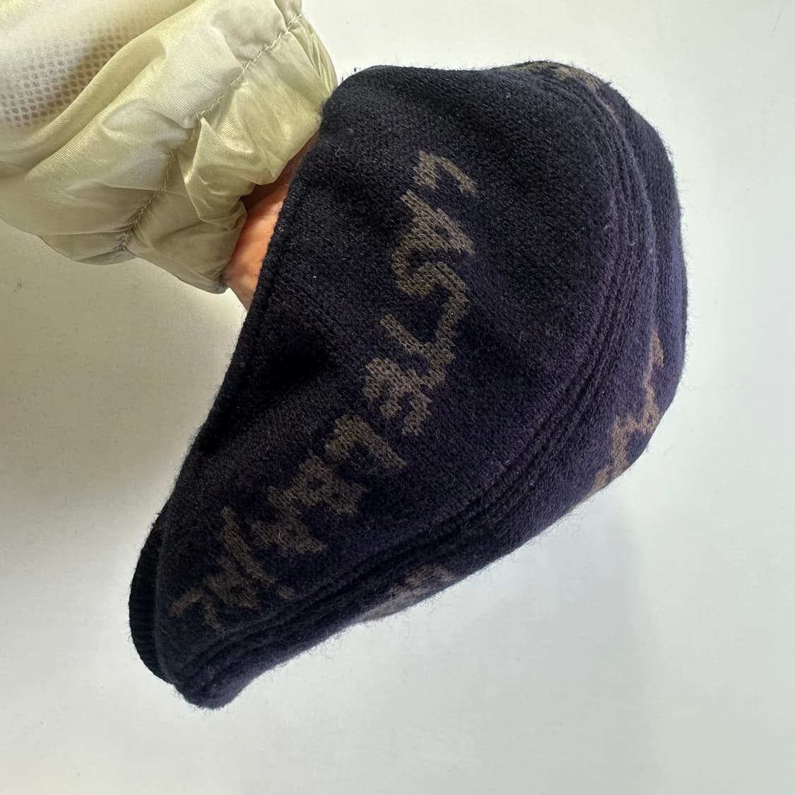 FREE 카스텔빠작 네이비 멀티로고 울 골프 헌팅캡 상품이미지4