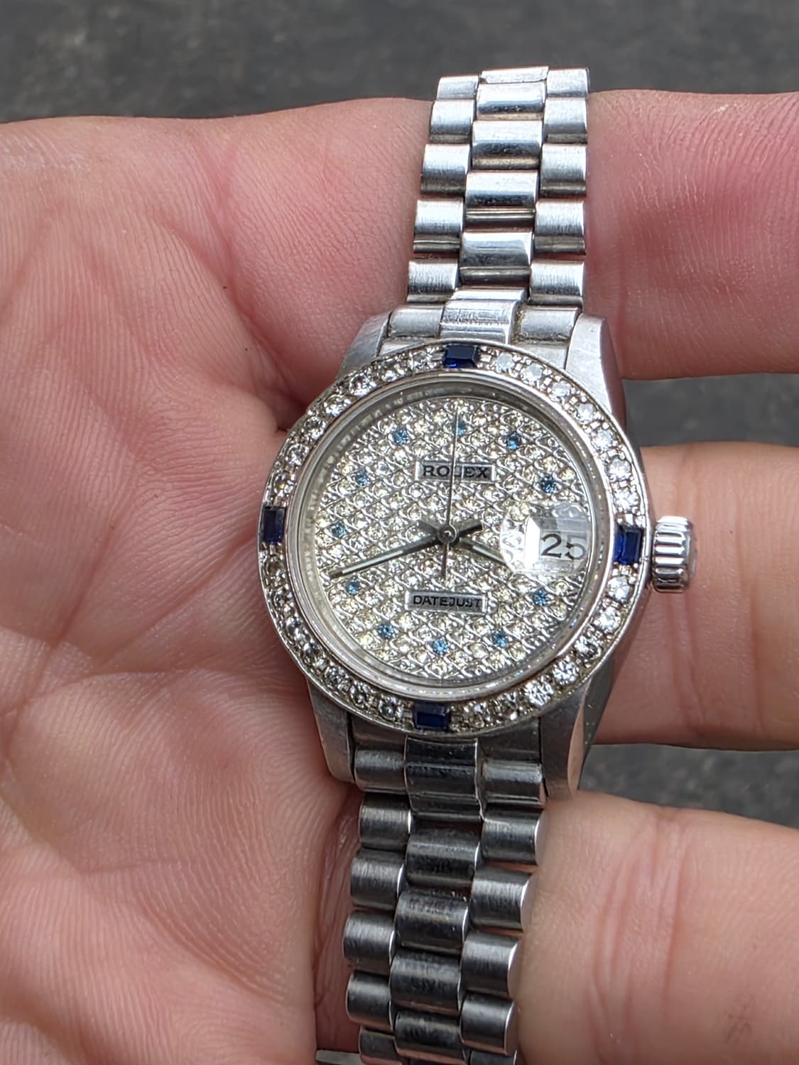 롤렉스 데이저스트 다이아 스틸 여성 자동시계 상품이미지1