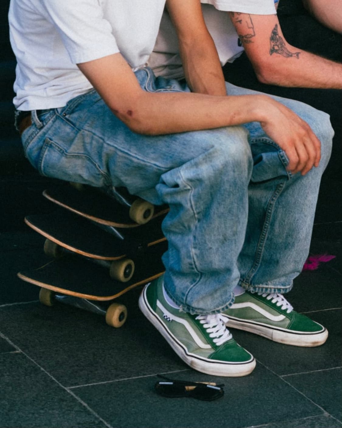 (300) 반스 스케이트 올드스쿨 그리너 패스트러스 상품이미지1