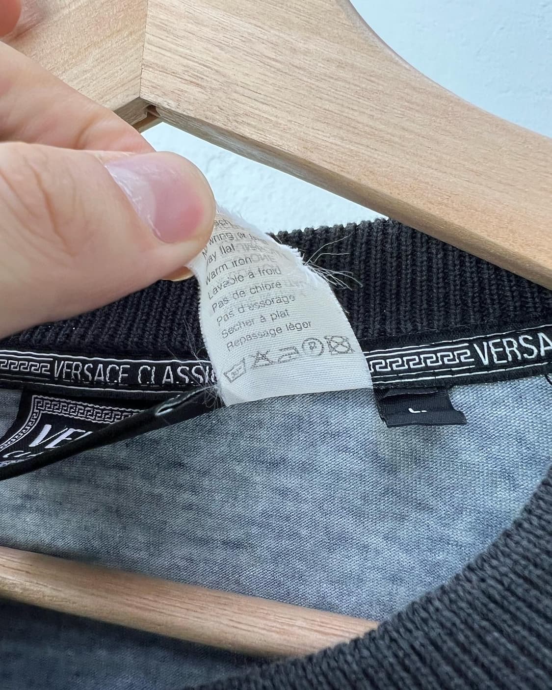 베르사체 클래식 V2 그린 패턴 롱슬리브  상품이미지7