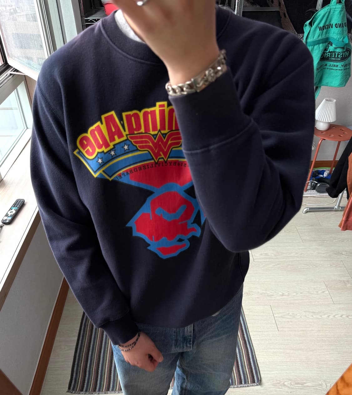 90s 니고 베이프 스웻셔츠 상품이미지1