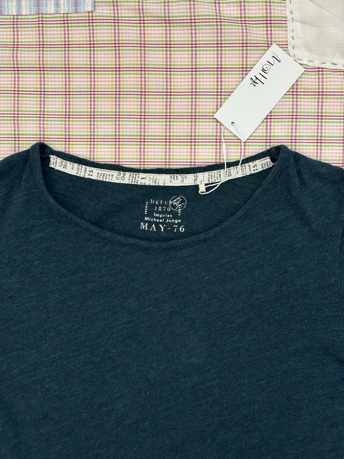 May-76 빈티지 패치워크 티 상품이미지9