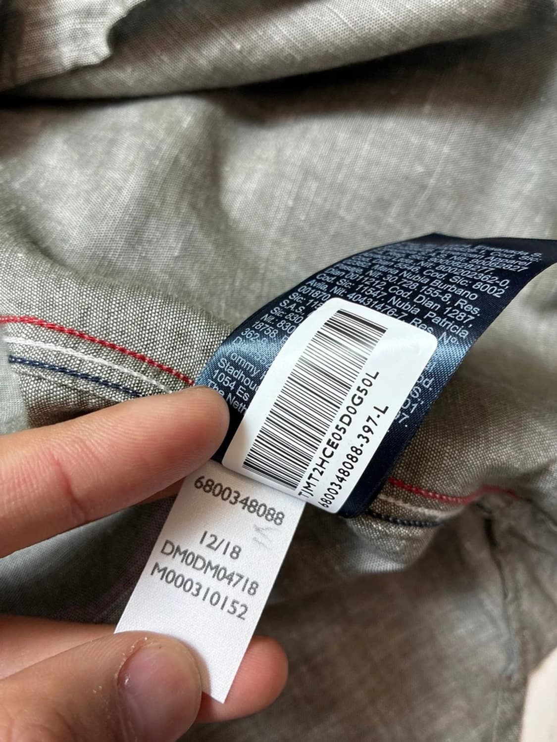 타미 진스 린넨 코튼 솔리드 셔츠 PN8701 상품이미지10