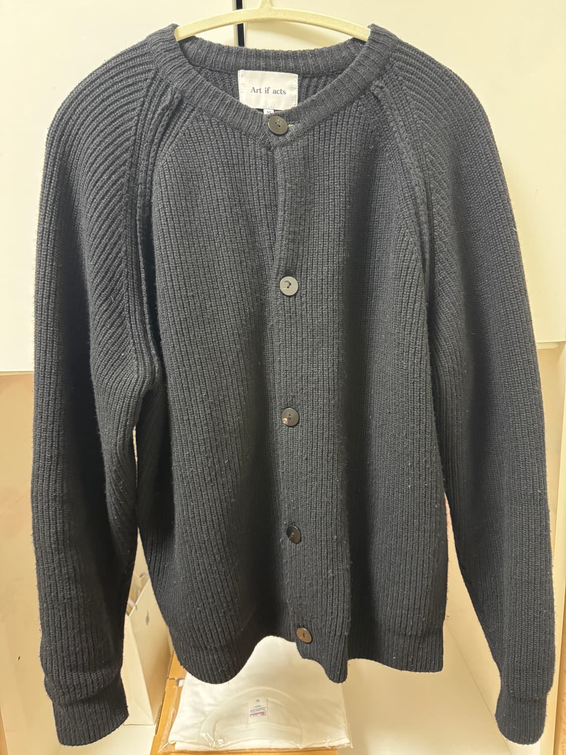 Art if acts 라운드넥 가디건(블랙) 상품이미지1