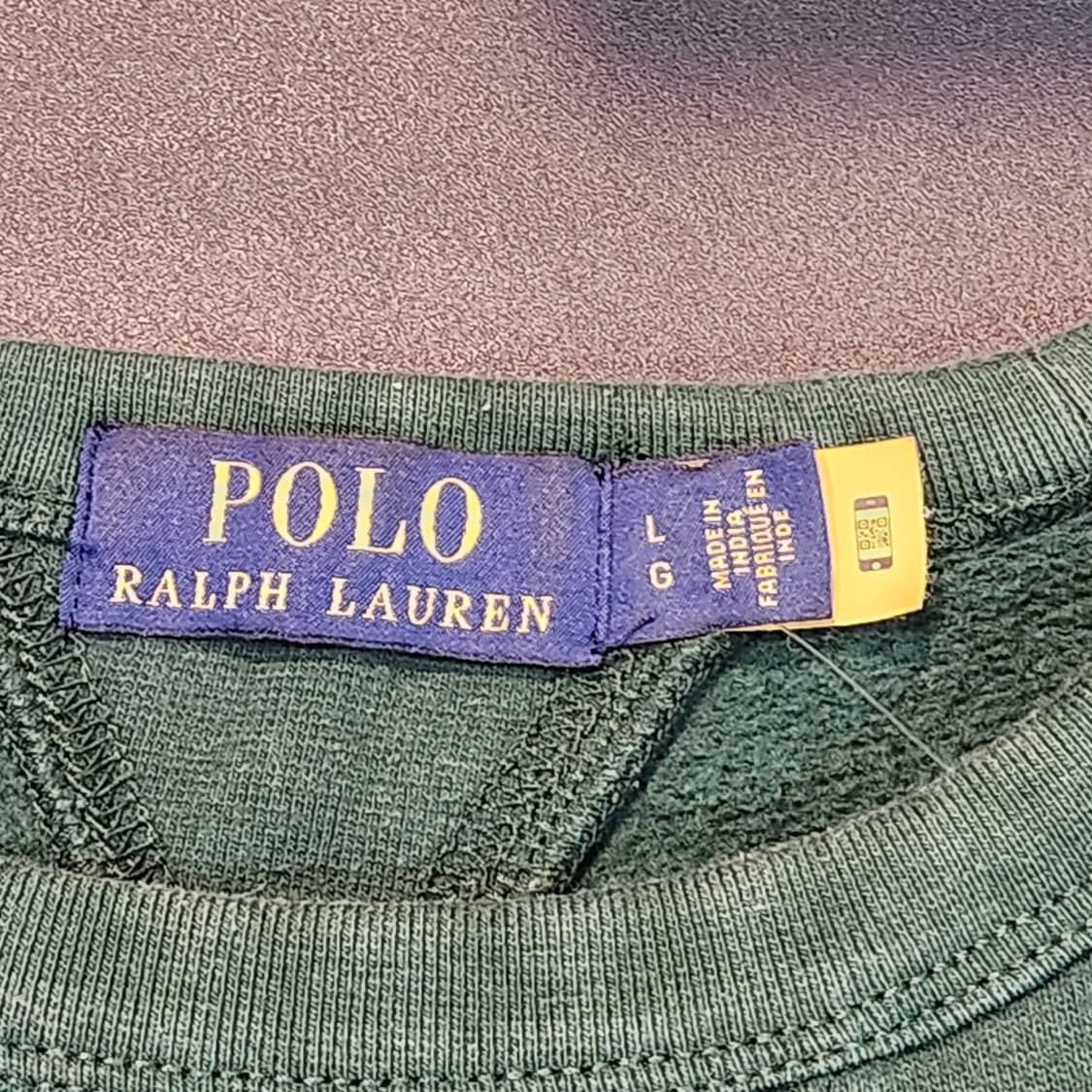 폴로 랄프로렌 그린 맨투맨 티셔츠 (L) 상품이미지2
