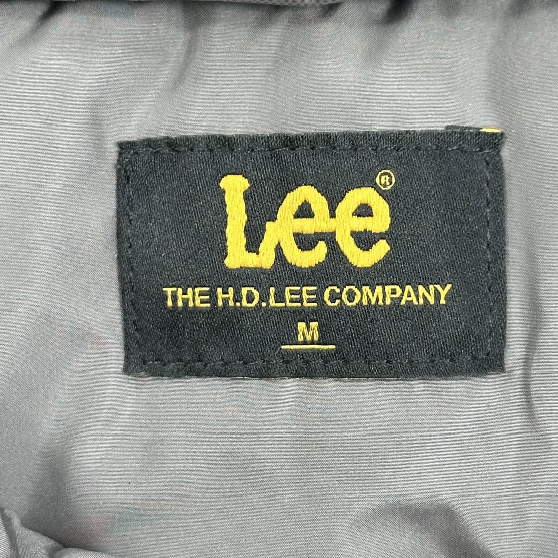 Lee (리) 이니셜 차콜 롱패딩 점퍼 (실측 L) 상품이미지8