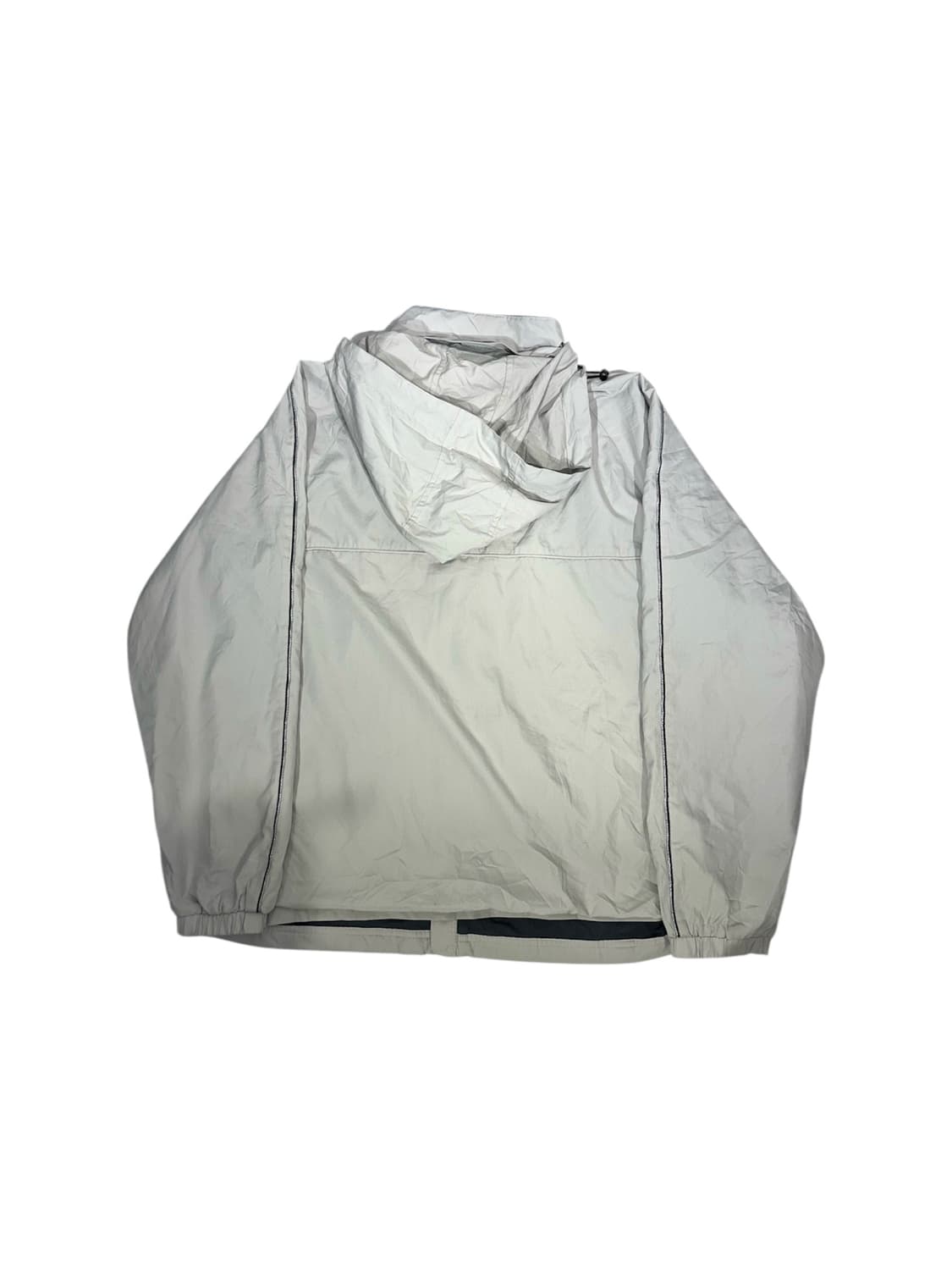 챔피온 라이트 그레이 오버핏 후드 바람막이 자켓 L 상품이미지6