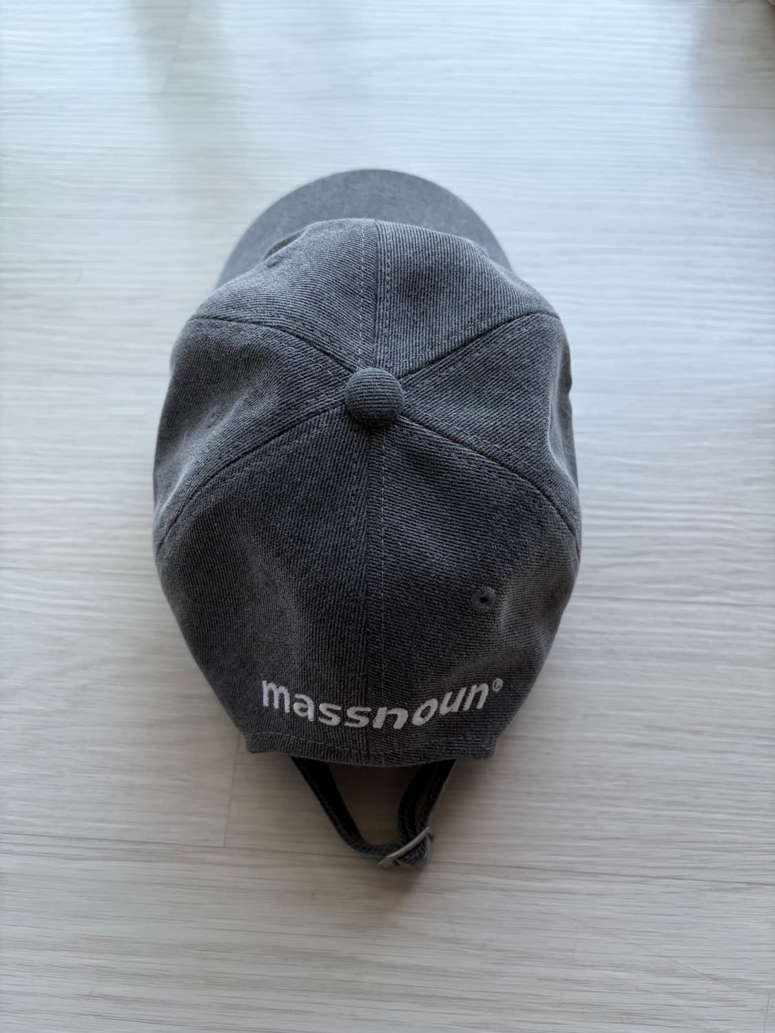 매스노운 피그먼트 볼캡 - 차콜 상품이미지2