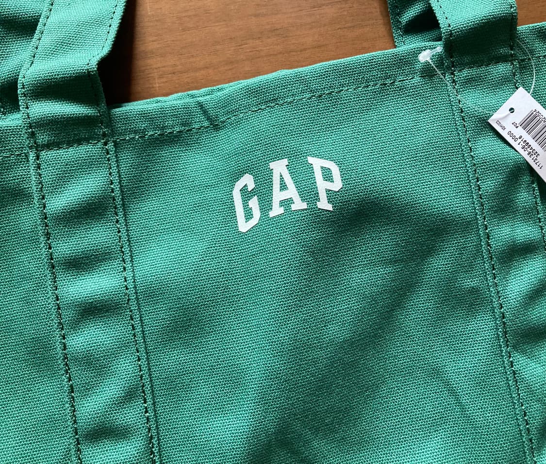 새상품] 갭 gap 로고 캔버스 토트백 에코백 상품이미지2