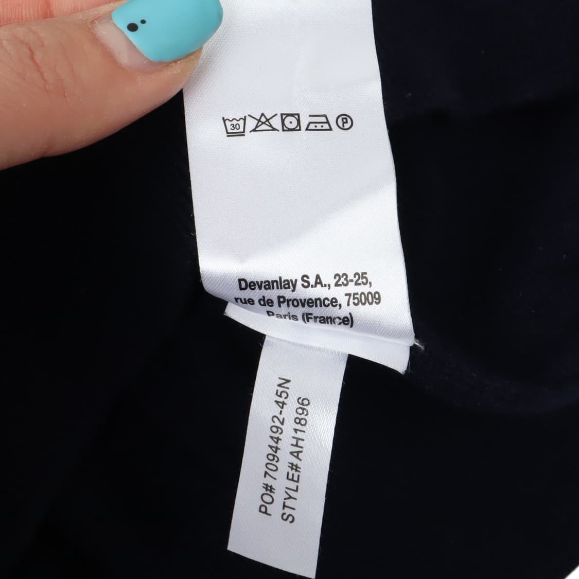 라코스테 네이비 브이넥 니트 상품이미지10