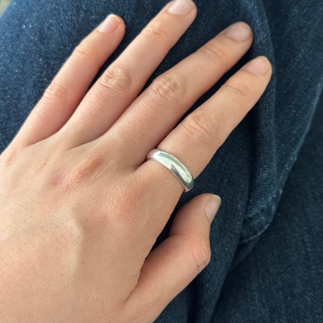 실버925 심플 은가락지 상품이미지2