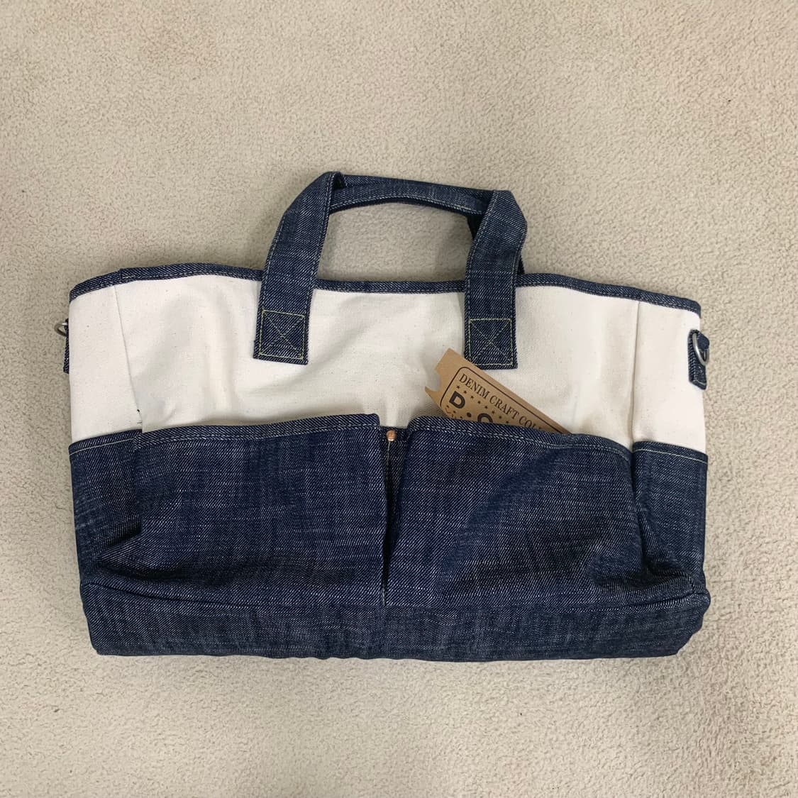 디크래프트 토트백 데님토트백 남자가방 여자가방 아밤백 상품이미지2