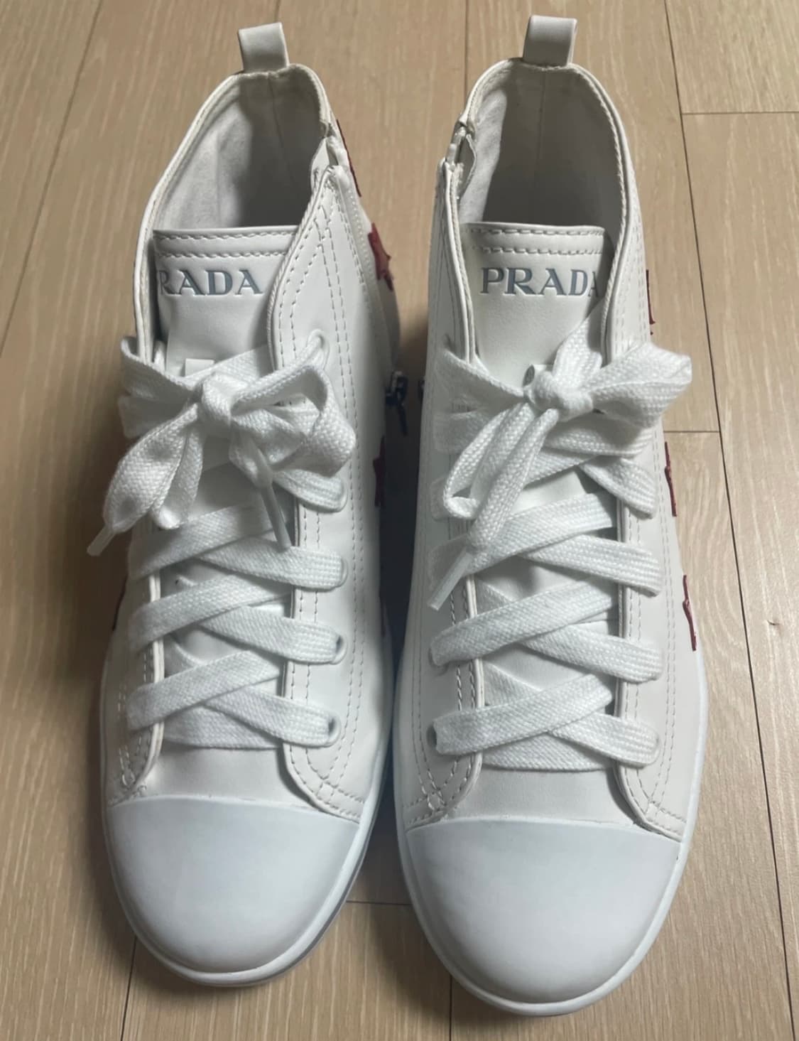 프라다 스타 하이탑 스니커즈 상품이미지7