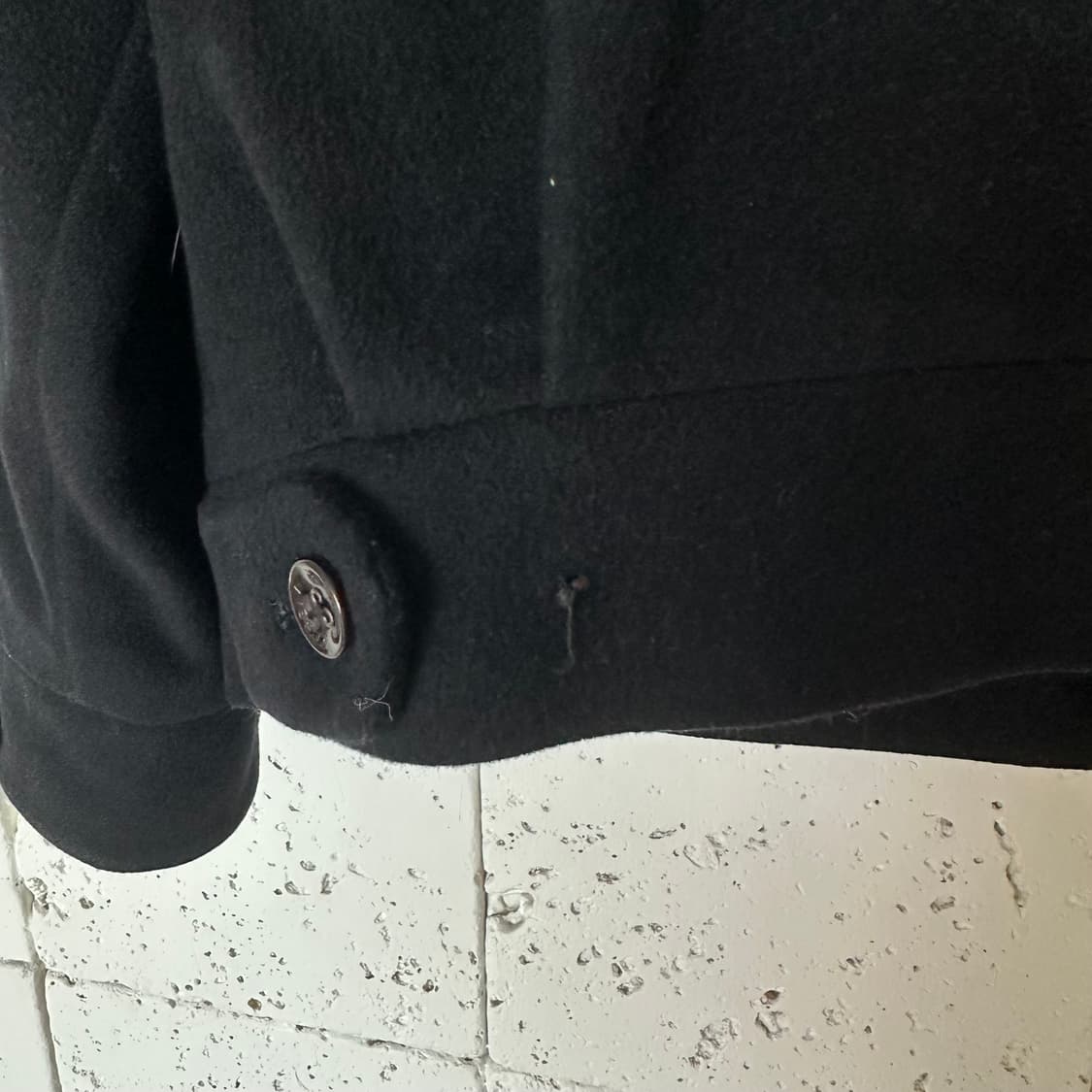 105 YSL 입생로랑 모직 블루종 블랙 상품이미지5