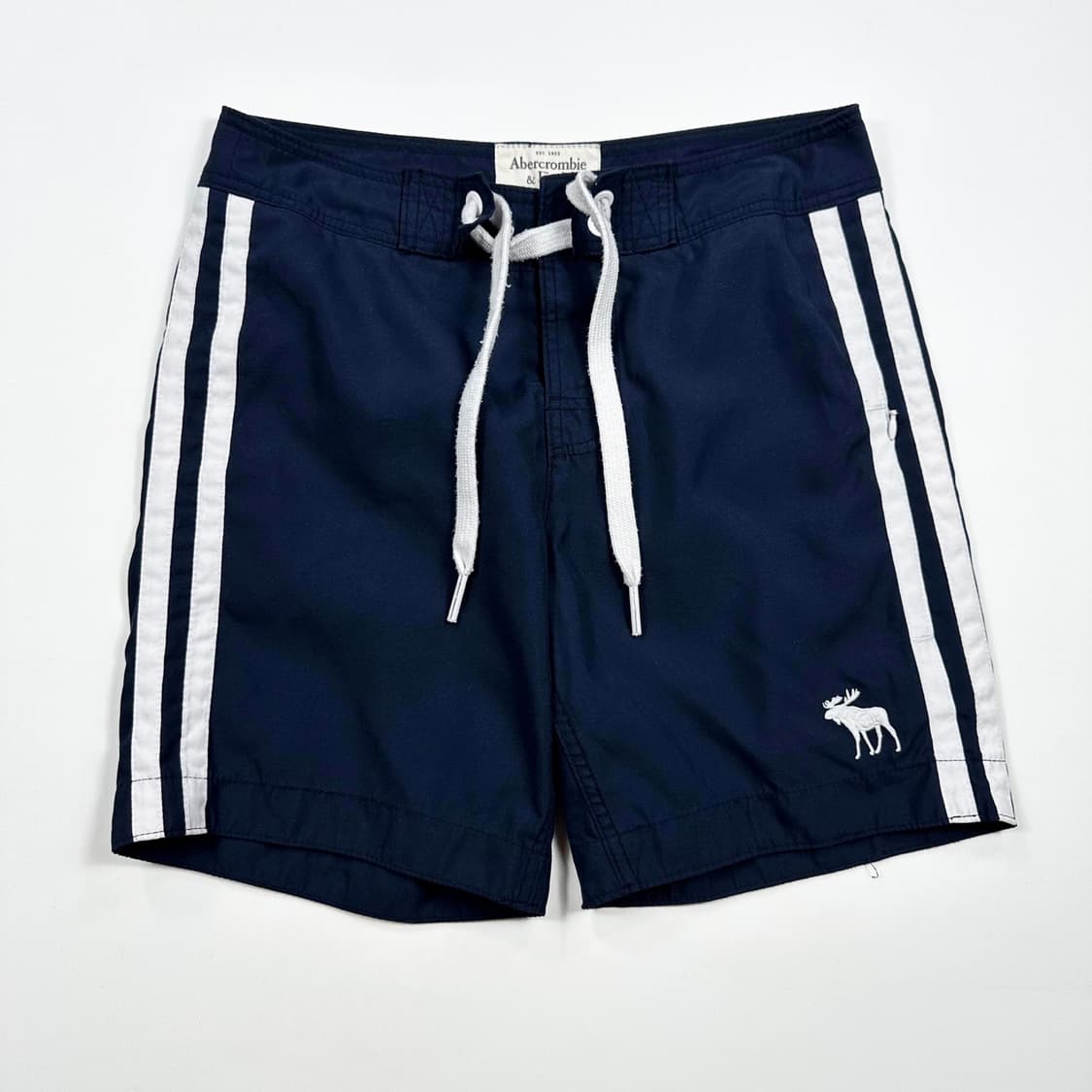 아베크롬비 피치 A&F 네이비 반바지 팬츠 (S) 상품이미지1